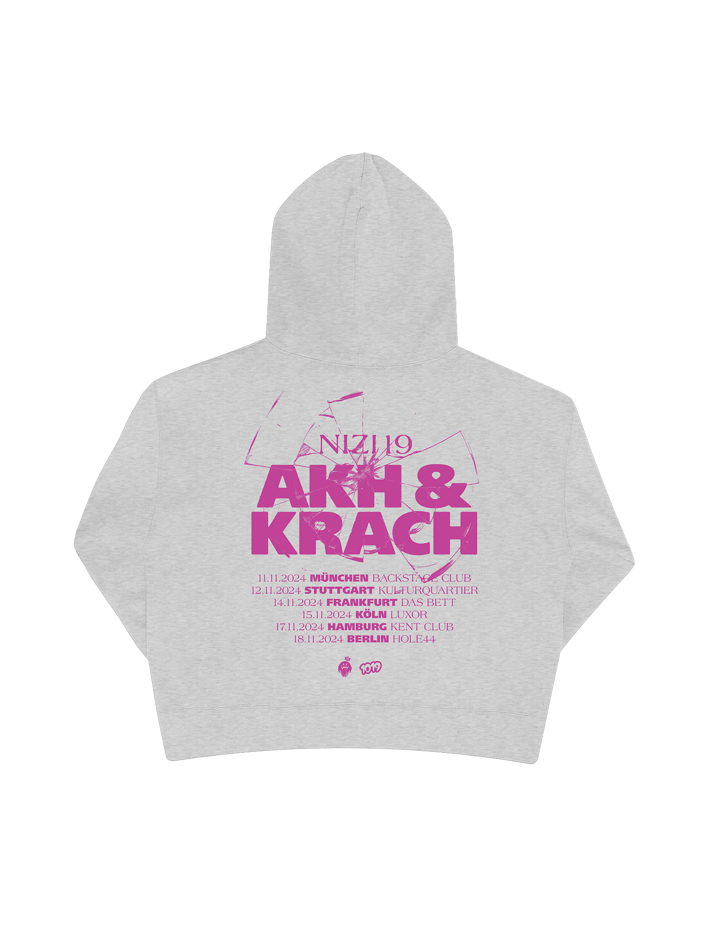 Akh & Krach Tour Hoodie - Grau