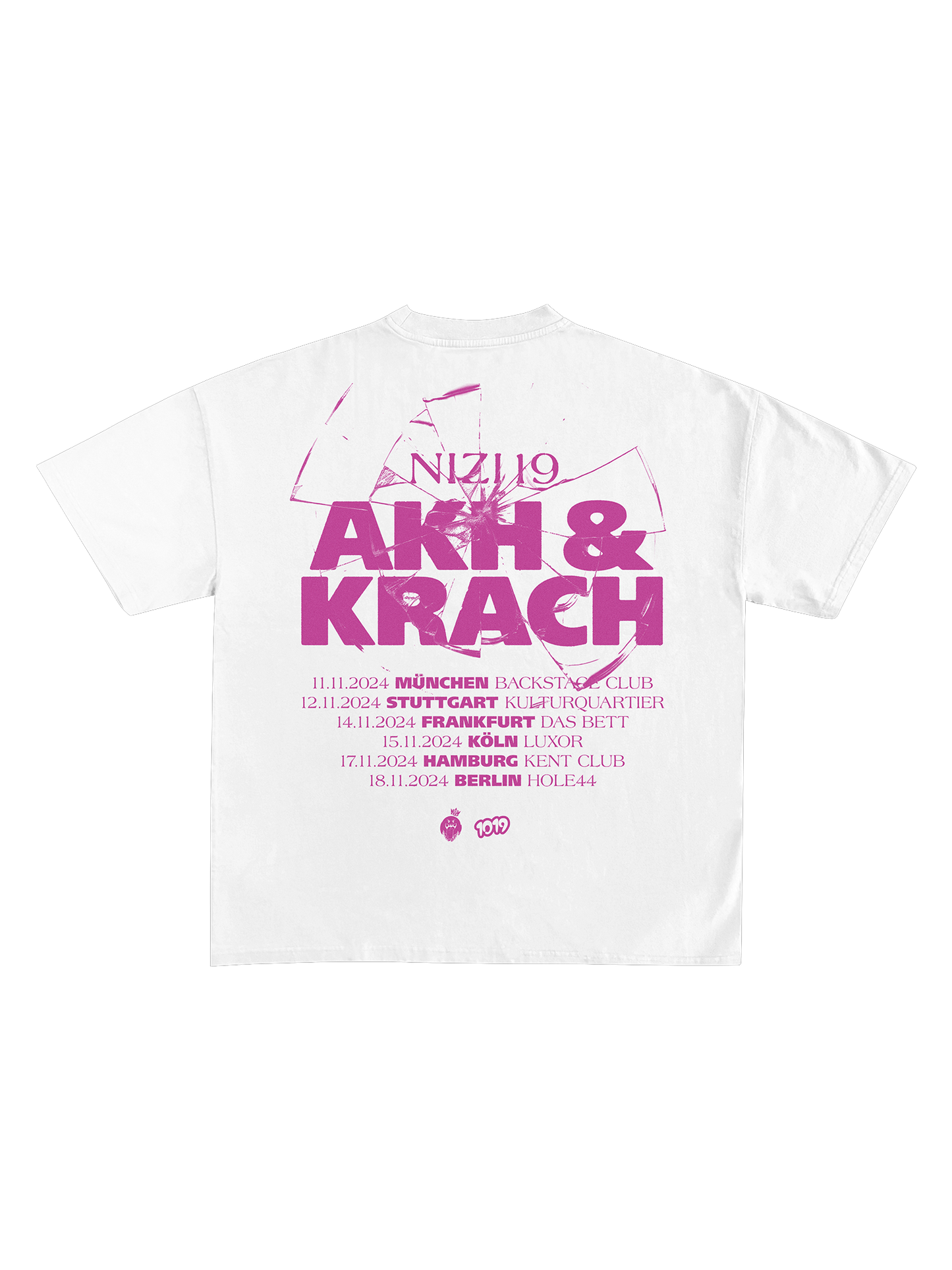 Akh & Krach Tour Shirt - Weiß