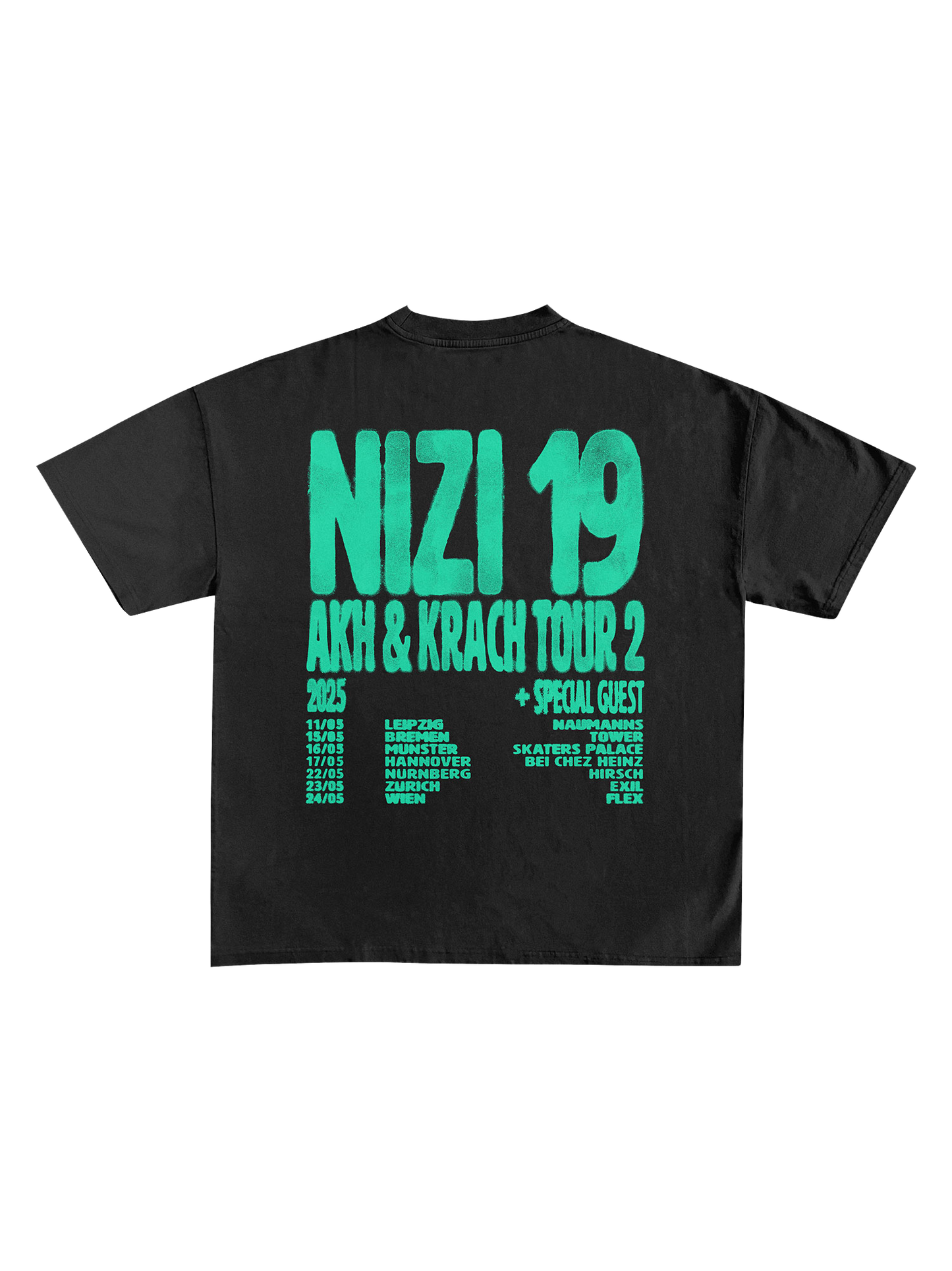 Akh & Krach Tour 2 Shirt/Ticket Bundle Hannover
