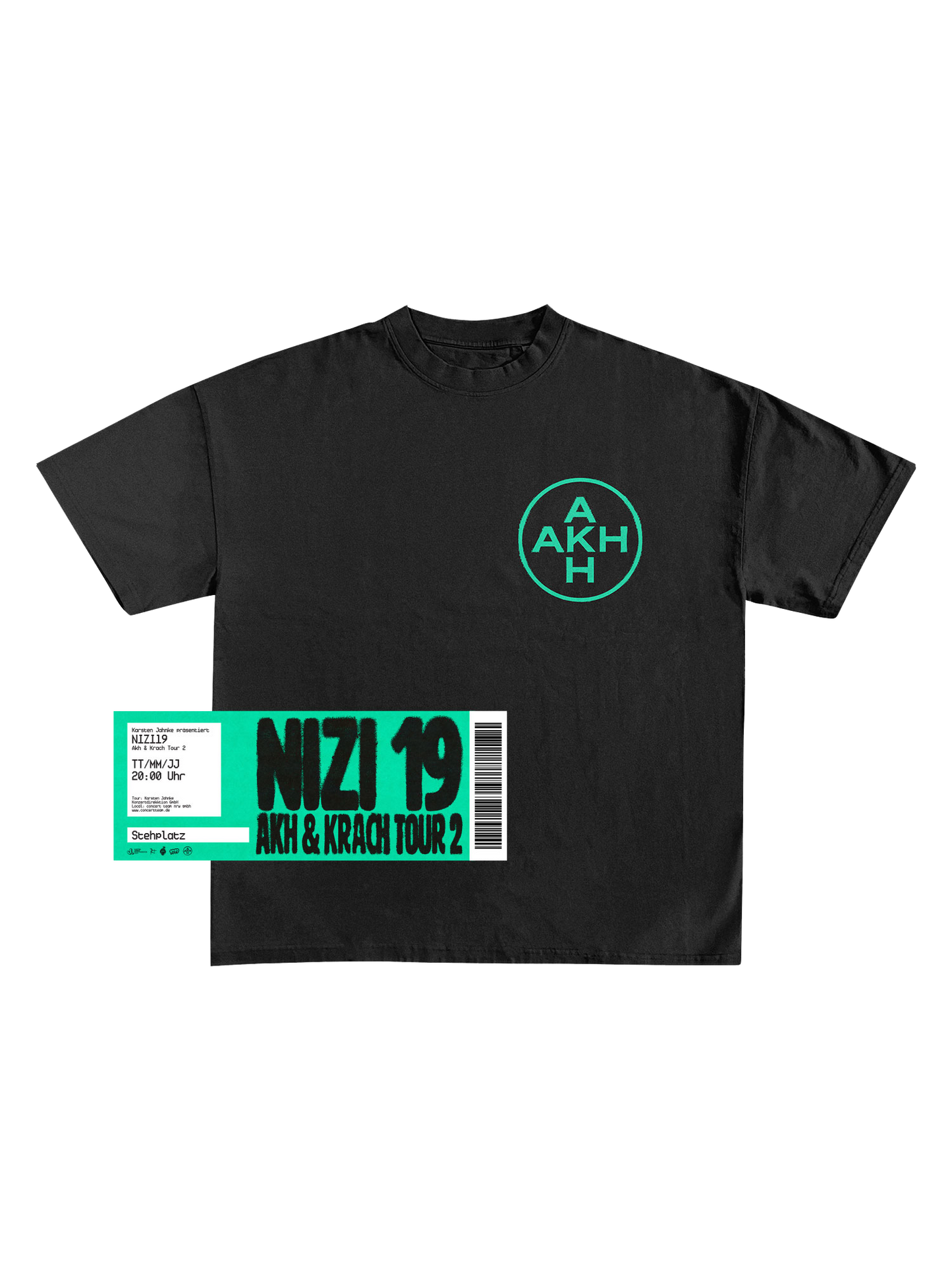 Akh & Krach Tour 2 Shirt/Ticket Bundle Wien