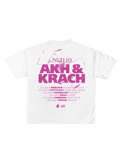 Akh & Krach Tour Shirt - Weiß