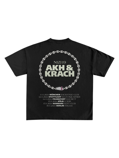 Akh & Krach Tour Shirt - Schwarz